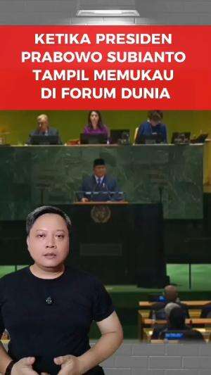 Ketika Pidato Presiden Prabowo Subianto di Majelis umum PBB ke 80 mendapatkan banyak pujian #prabowosubianto #PBB 