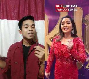 Coba mencoba meraih bintang walau belum tercapai😁🙏🙏🙏.kali ini duet bareng Bunda Vega, terima kasih untuk keihklasan waktunya,,😊😊