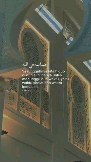 Hidup ini hanya utk menunggu waktu sholat dan di sholatkan.

#renungandiri #motivasi #selfreminder
