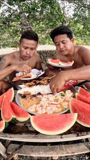 Mukbang Kakap Merah Panggang 2  #Mukbang #kakapmerah #kuliner #RCTIPlus 