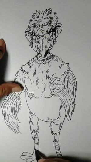Yuk Belajar Menggambar Monster Burung Setan Guys