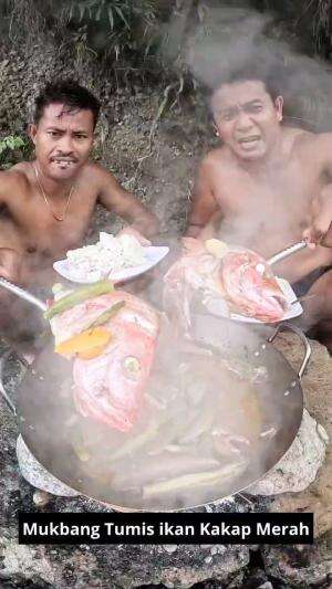 Mukbang Tumis Ikan Kakap Merah #Mukbang #tumis #ikankakap #kakapmerah #kakapputih #RCTIPlus 