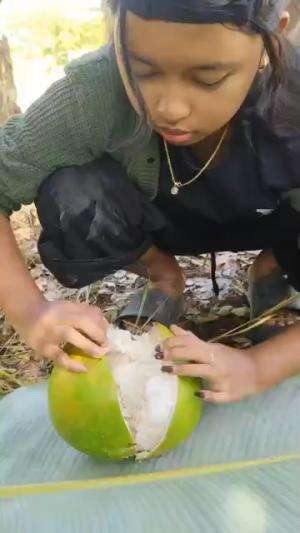 Buah Berenuk Dibelah… Ternyata Bisa Jadi Mangkok! 😲🍈