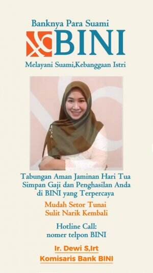 jgn lupa menabung tiap detik di bank BINI ya