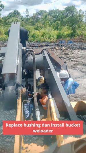 INSTAL BUCKET DAN REPLACE BUSING WELOADER
 #weloader
 #alatberat
 #loadermainan
