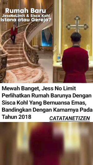 Mewah Banget, Jess No Limit Perlihatkan Rumah Barunya Dengan Sisca Kohl Yang Bernuansa Emas, Bandingkan Dengan Kamarnya Pada Tahun 2018
 #go