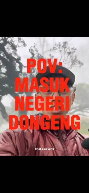 Seperti negri dongeng, pendaki ini terkaget melihat kuda-kuda liar saat mendaki gunung.