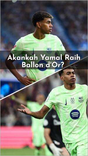 Akankah Yamal Raih Ballon d'Or? #lamineyamal #barcelona 
