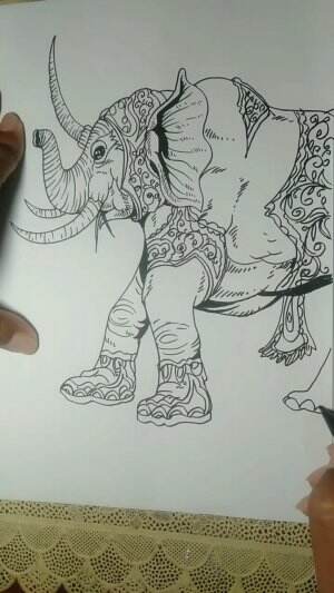 Yuk Belajar Menggambar Monster Gajah Perang Guys 😁