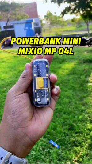 Rekomendasi PowerBank super Compact MIXIO MP 04L. Yang bisa dibawa kemana aja karena ukurannya mini.

#mixiomp04l #mixio #powerbankmixio #po