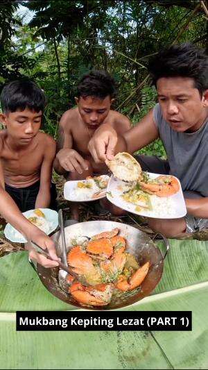 Mukbang Kepiting Lezat (PART 1) #Mukbang #kepiting #lezat #kuliner #RCTIPlus 