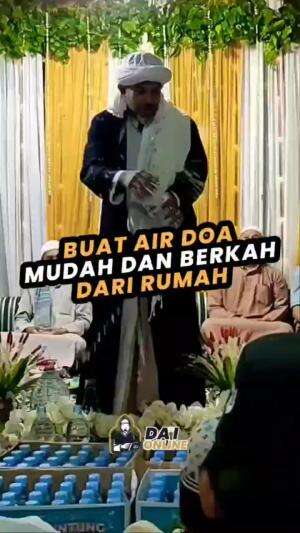 Membuat Air Doa #dakwah #tauhid #akidah 