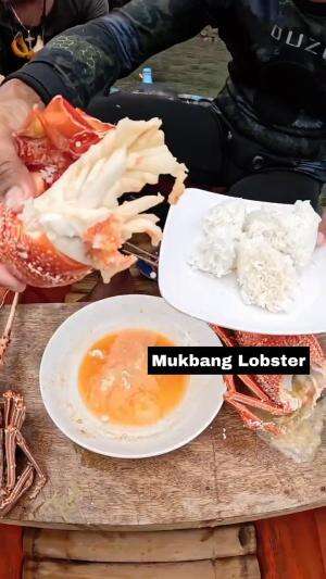 Mukbang Lobster #Mukbang 