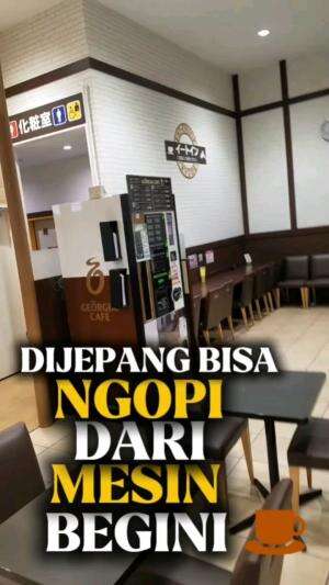 Beli KOPI dari mesin VENDING MACHINE di JEPANG ☕| Berasa jadi Barista dadakan. #shorts #shortsindonesia#RCTIPlus #ngopi #vendingmachine