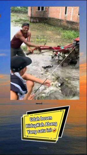 Girang kali kau bang #videolucu #videongakak #videohiburan