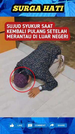 Ibunya sampai tak sadarkan diri, saat melihat putranya ini mendadak ada di depan rumah, setelah beberapa tahun merantau di Korea..