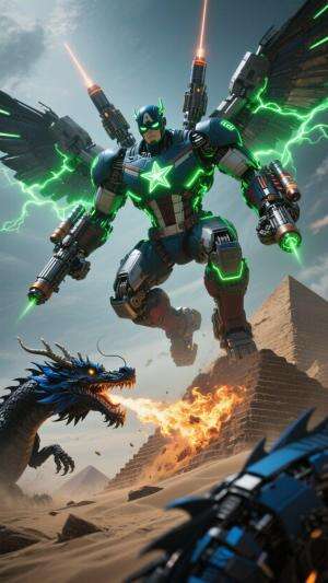 Captain America Jadi Robot VS Naga Mesir!? Pertarungan yang GAK MASUK AKAAL
Ketika Captain America berubah jadi robot tempur bersayap dan me