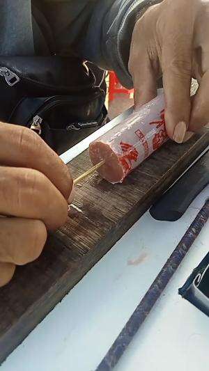 panjang ditusuk#kuliner#wisatakuliner#kulinersemarang 