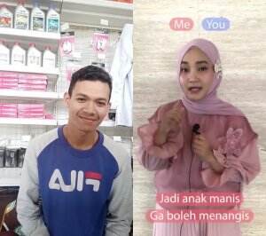 terkadang totalitas dibutuhkan sampe bibir menyong menyong😂🙌🙌🤣