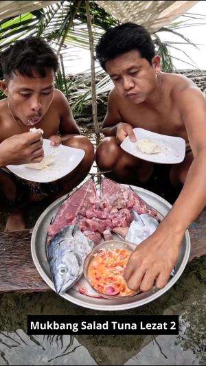 #Mukbang #tuna #lezat #Resep Kimchi Tuna Salad #RCTIPlus 