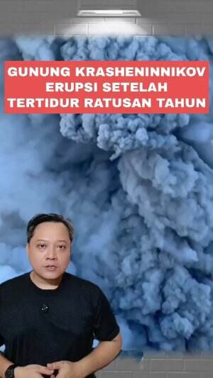 erupsinya Gunung Krasheninnikov Rusia setelah tertidur ratusan tahun #gunungkrasheninnikov #rusia 
