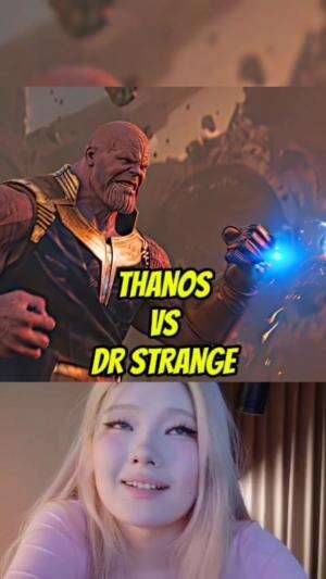 Thanos vs Dr Strange #avanger #marvel #film 