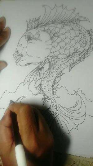 Yuk Belajar Menggambar Ratu Ikan Guys 😁