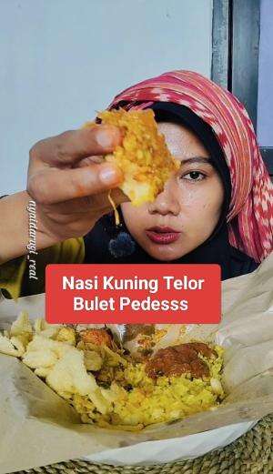 Terfavorit deh kalo udah nasi kuning 👍 pedo Eloomm #nasikuning #makanpedas #nyaidarugi_real 