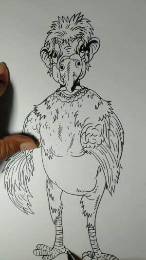 Yuk Belajar Menggambar Monster Burung Setan Guys