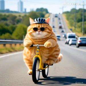 OYEN BERSEPEDA RIA 
 #oyen
 #kucingoyen