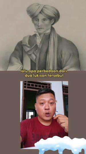 perbedaan lukisan karya Raden Saleh dan Nicholas pieneman tentang penangkapan pangeran Diponegoro #radensaleh #lukisan #sejarah