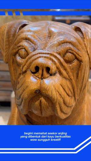 Begini memahat seekor anjing
.
#kreatif
#patung
#seni