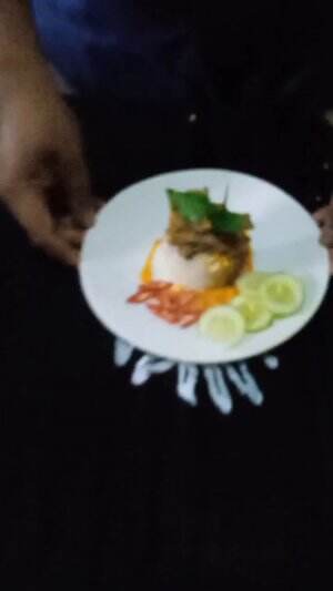Beef slice with curry sauce#onlineauditonmci9