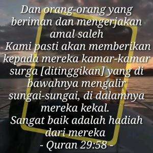 GIVEAWAY DARI ALLAH, YANG MENGERJAKAN AMAL SHOLEH !!!!!