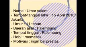online audition junior MasterChef. Umar Salam, 11 y.o.