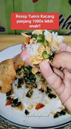 Resep baru ternyata enaknya 1000x lebih mantaff #tumiskacangpanjang #cooking #nyaidarugi_real 