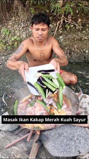 Masak Ikan Kakap Merah Kuah Sayur #Masak #kakapmerah #ikankakap #kuah #sayuran #kuliner #Food #foodvlogger #RCTIPlus 