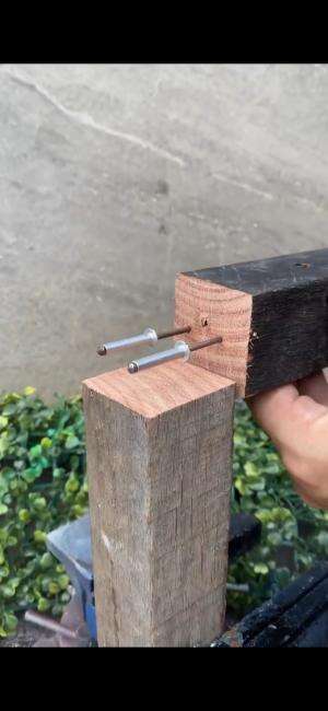 Cara menyambung kayu dengan benar.