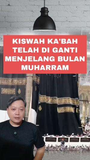 Menjelang bulan Muharram 1447 H kiswah Ka'bah telah diganti dengan biaya yang sangat fantastis #kiswahkabah #mekkah 