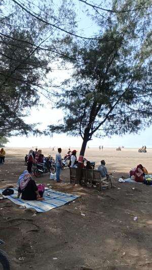 pantai benteng Portugis jepara #PantaiBentengPortugis  #pantai  #reviewtempatliburan 