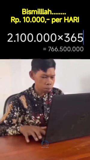 Bismillah 10.000 perhari 🙊 #videolucu 