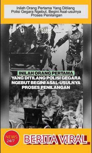 Orang pertama yang ditilang gara gara ngebut  #berita  #Beritaviral  #beritaterkini 