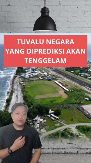 Tuvalu salah satu negara terkecil di dunia yang diprediksi akan tenggelam #tuvalu #edukasi 