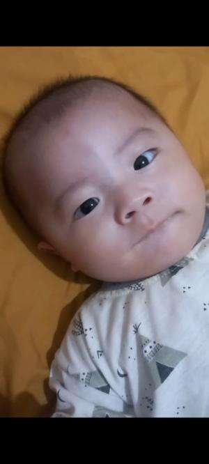 Pertama kali bebe bilang pa pa🤭 #bayilucu#papa#BayiViral 