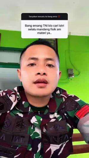 memandang fisik dan materi 🤔 #tni 