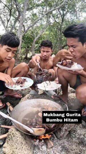 Mukbang Gurita Bumbu Hitam  #Mukbang 