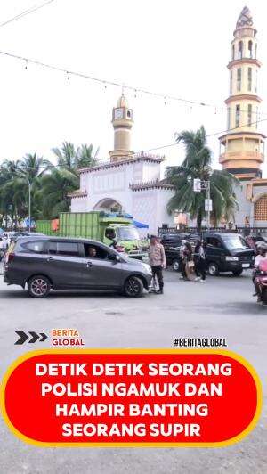 viral, keributan antara petugas kepolisian dengan seorang supir heboh di medsos #News  #news #breakingnews 