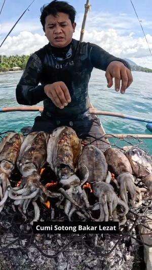 Cumi Sotong Bakar Lezat #cumicumi #CumiBakar #onlineauditionmci8cumigorengtepungbumbucabaigarambyanodyafarandyangesti #lezat #kuliner #RCTIP