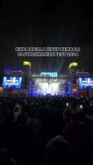 Canggih banget! Berasa teh Nike ada beneran diatas panggung