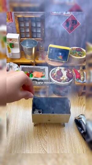sate ayam mini  #miniatur #RCTIPlus #Viral 